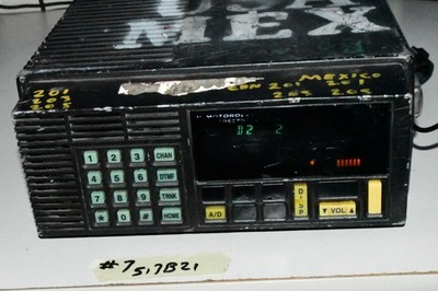 MOTOROLA MBR43KME1170AD RAILROAD TRAIN RADIO TESTED- POWERS ON-517B2A #7