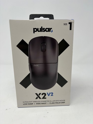 #ad Pulsar X2 V2 Wireless Gaming Mouse Size 1 Mini Black Optical PAW3395 26kDPI $45.00