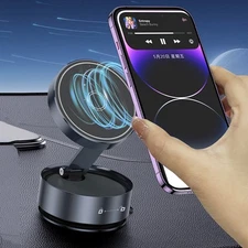 Upgrade Electric Vacuum Magnetic Suction Car Phone Holder 360° Rotation Mount