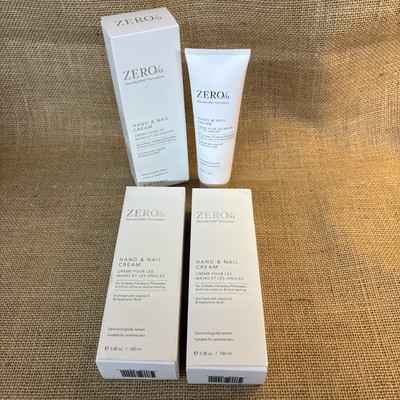 3x Zero % Hand & Nail Cream 100ml by Gilchrist & Soames NEW IN BOX