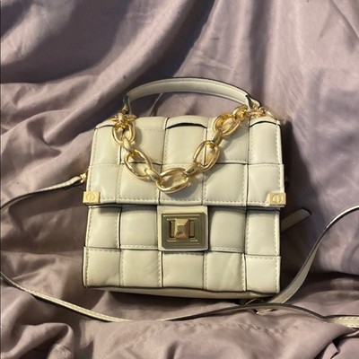NWT - ALDO PALMATA-Beige Handbag with Turn Lock