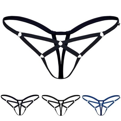 Low Rise Cut For Date Night Herren Tanga Stretch Stoff minimale Abdeckung