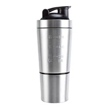 27oz Stainless Steel Protein Shaker Bottle with Wire Whisk BPA Free Leak