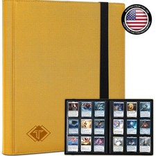 Toploader Binder, Holds 324 Toploaders, 9 Pockets, Top Loader Binder for Cards S