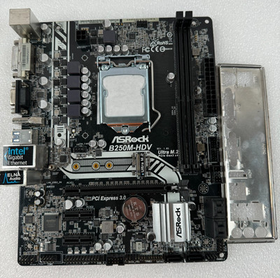 ASRock B250M-HDV Intel B250M-HDV DDR4 mATX Motherboard