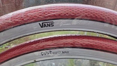 OEM PAAR ROT WEISSWAND VANS KULT BMX FAHRRAD REIFEN 29 X 2,10'' SE BIG RIPPER