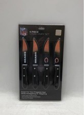 Woodrow Chicago Bears 4-Piece Stainless Steel Steak Knife Set - NEW/SEALED