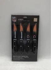 Woodrow Chicago Bears 4-Piece Stainless Steel Steak Knife Set - NEW/SEALED