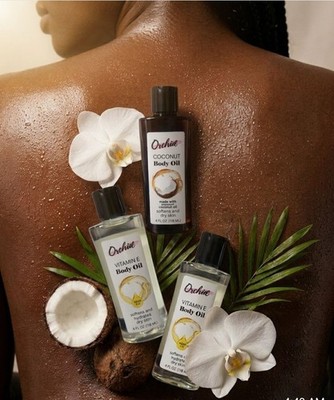 Orchid Coconut Body Oil 4 fl oz Softens Skin Hydrates Skin Unisex