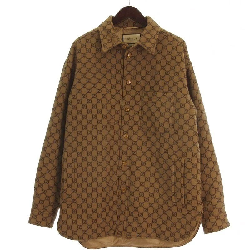 Gucci Long Sleeve Brown Shirts for Men for sale | eBay