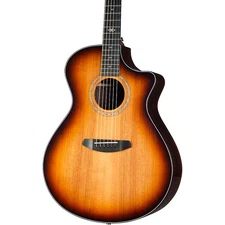 Breedlove Premier Redwood-East Indian RW Concerto CE A/E Guitar Edge Burst