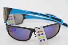 One New Pair Full Frame Blue Sunglasses Golf,baseball, Sports #1137