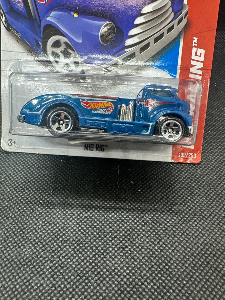2013 Hot Wheels Racing Mig Rig Blue #109 | eBay