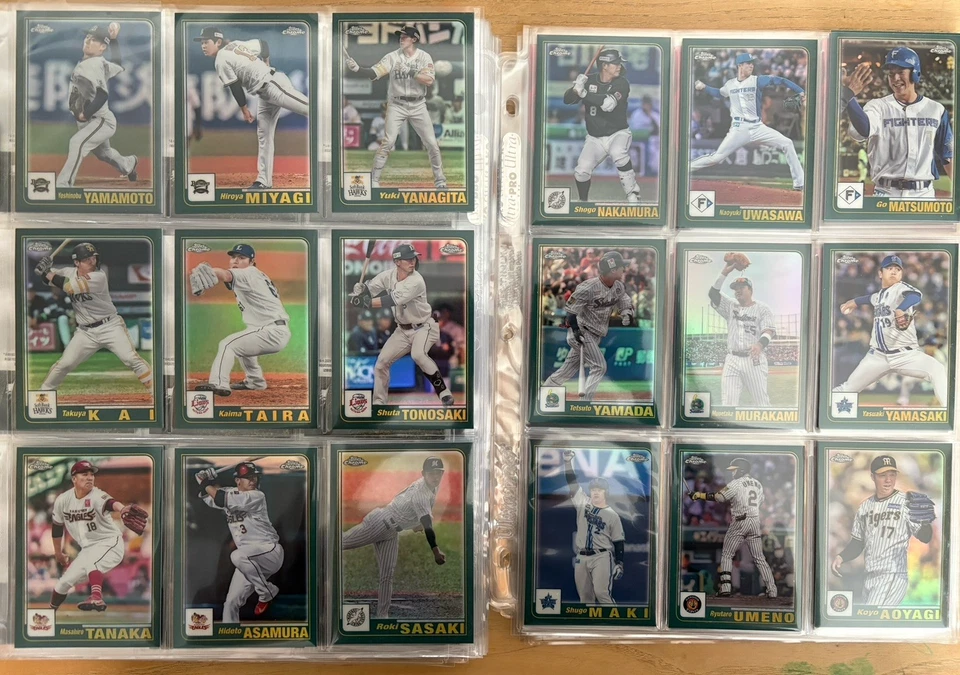 2023 Topps Chrome NPB — полный набор из 216 карт и все 72 вставки - Изображение 3 из 4