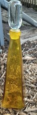 Vintage Blenko Jonquil Yellow 7628 Decanter Signed