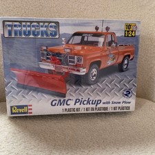 New Revell Gmc Pickup With Snow Plow Truck 124 Model Kit 85-7222 Factory Sealed