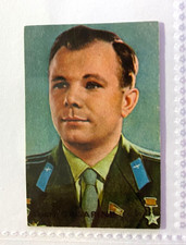YURI GAGARIN, COSMONAUT = 1967 VICTORIA VEDETTEN PARADE ALBUM 2 CARD #404