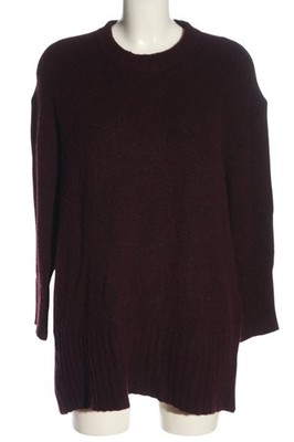 ZARA KNIT Rundhalspullover Damen Pullover Gr. DE 36 rot Casual-Look
