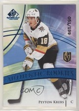 2020 Upper Deck SP Game Used Authentic Rookies Blue Burst /199 Peyton Krebs 01ks