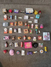 Zuru Mini Brands Food and Toys 50+ Piece Lot As Pictured
