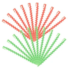 22pcs Curling Rods Curl Rods Spiral Rollers Small Perm Rods For Long Hair