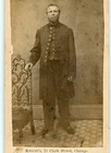 Civil War Soldier CDV Chicago Illinois; Photo by Knight CV088