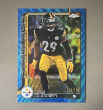 Topps 2023 Chrome Kyle Dugger Steelers Blue Refractor /150 #211
