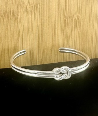 JAMES AVERY Sterlingsilber Liebhaber Knoten Manschette Armband; ZURÜCKGENOMMEN
