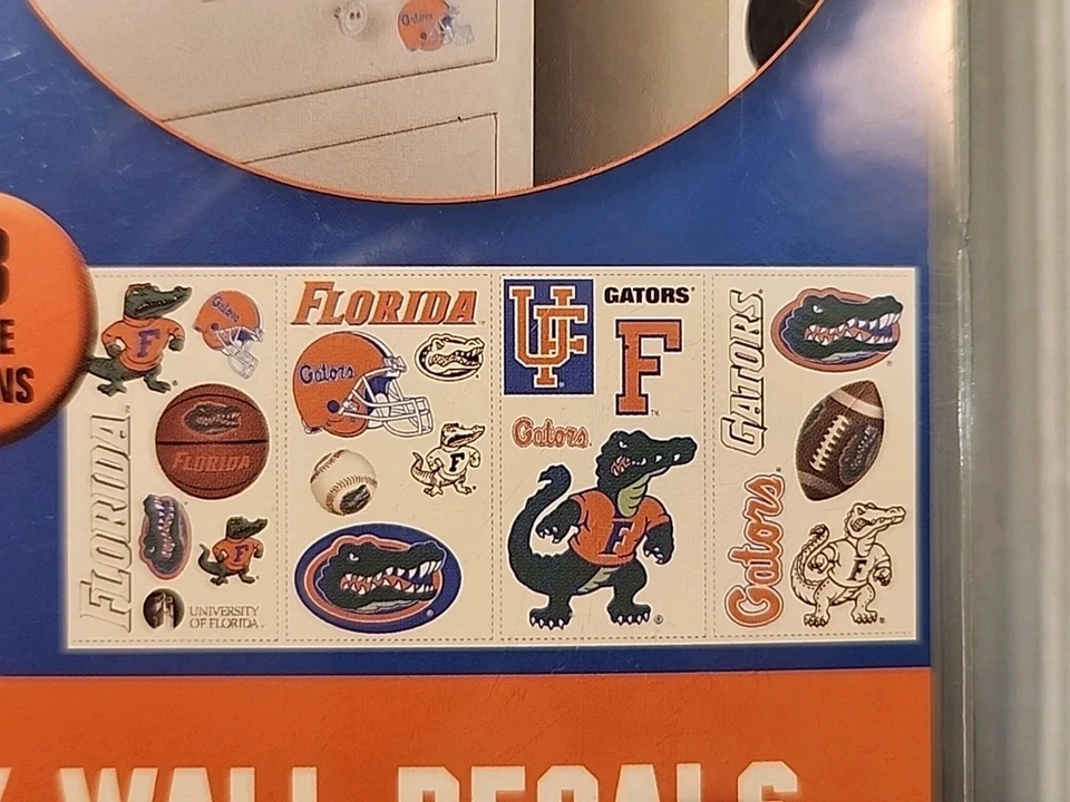 University Of Florida UF Gators Peel & Stick Wall Decals 23 Designs Removable - Image 3 of 4