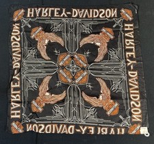 Vintage Harley Davidson Bandana 100 Cotton Made in USA