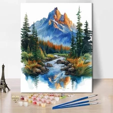 Paint by Numbers Kit DIY Canvas Painting Set for Adults Kids Home Decor Gift DIY