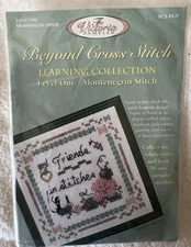 The Victoria Sampler Beyond Cross Stitch Kit Level One Montenegrin Stitch Sample
