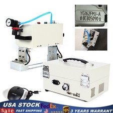 Pneumatic Metal / Dot Peen Marking Machine Vin Code Number Engraving Machine