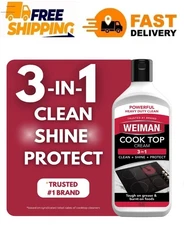 Weiman Cooktop Cleaner and Polish Cream for Glass, Ceramic and Induction Surface