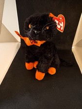 Ty Beanie Baby Fraidy Black Cat Retired 2000 Plush Collectible