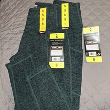 NWT Kirkland Signature Ladies' Brushed 2 Capris Green Small Su