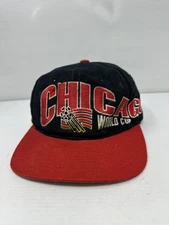 Vintage RARE Apex One World Cup 1994 USA Chicago Soccer Snapback Hat Cap 90s 