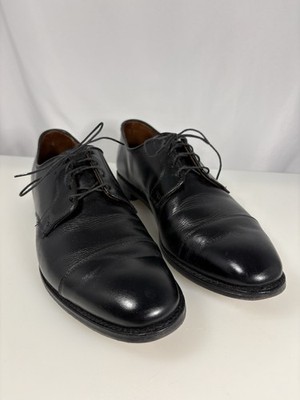 Allen Edmonds Black Leather Lexington Cap Toe Oxfords Size 11 D Made in USA