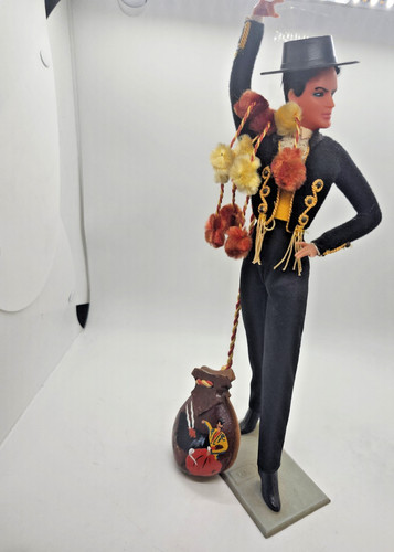 Vtg Spanish Matador Souvenir Doll Marin Chiclana Style Bullfighter Castanet...