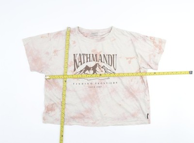 Damen-T-Shirt UK Größe XL Kathmandu Mehrfarbig 100 % Baumwolle