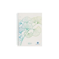 Herlitz Spiralblock A5 70 Blatt Kariert Greenline Ginkgo | Herlitz Greenline