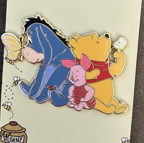 Disney Winnie the Pooh, piglet, and Eeyore Fantasy Pin