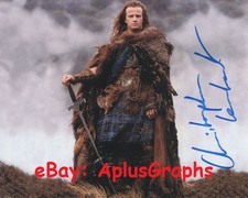 CHRISTOPHER LAMBERT... Highlander 's Connor MacLeod - SIGNED