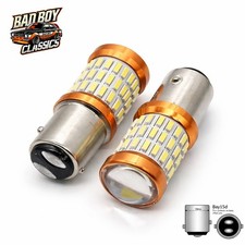 LED High Quality Stop Brake Tail Light Bulbs White CLASSIC CARS x2