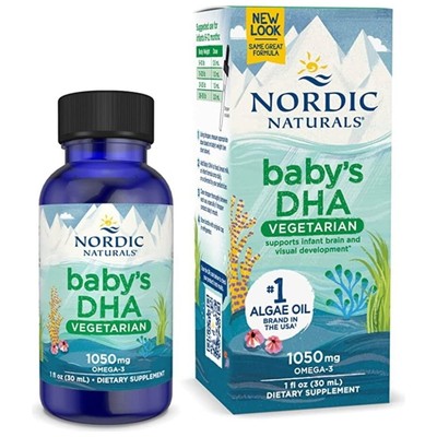 Nordic Naturals Babys Vegetarier ökologische Omega-3 für Kinder 30 ml