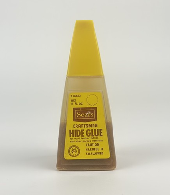 #ad #ad VTG Sears Craftsman Hide Glue Bottle Discontinued 1950s Woodworking VERY RARE $29.99