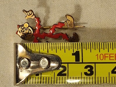 Vintage Reddy Kilowatt Electric Company Mascot Stick Pin 1940's