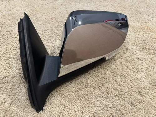 2016 - 2020 Chevy Impala LTZ Chrome Driver Left Side Door Mirror w/ Blind Spot