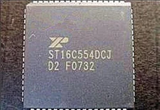ST/EXAR ST16C554DCJ PLCC-68 QUAD UART WITH 16-BYTE FIFOS #iw