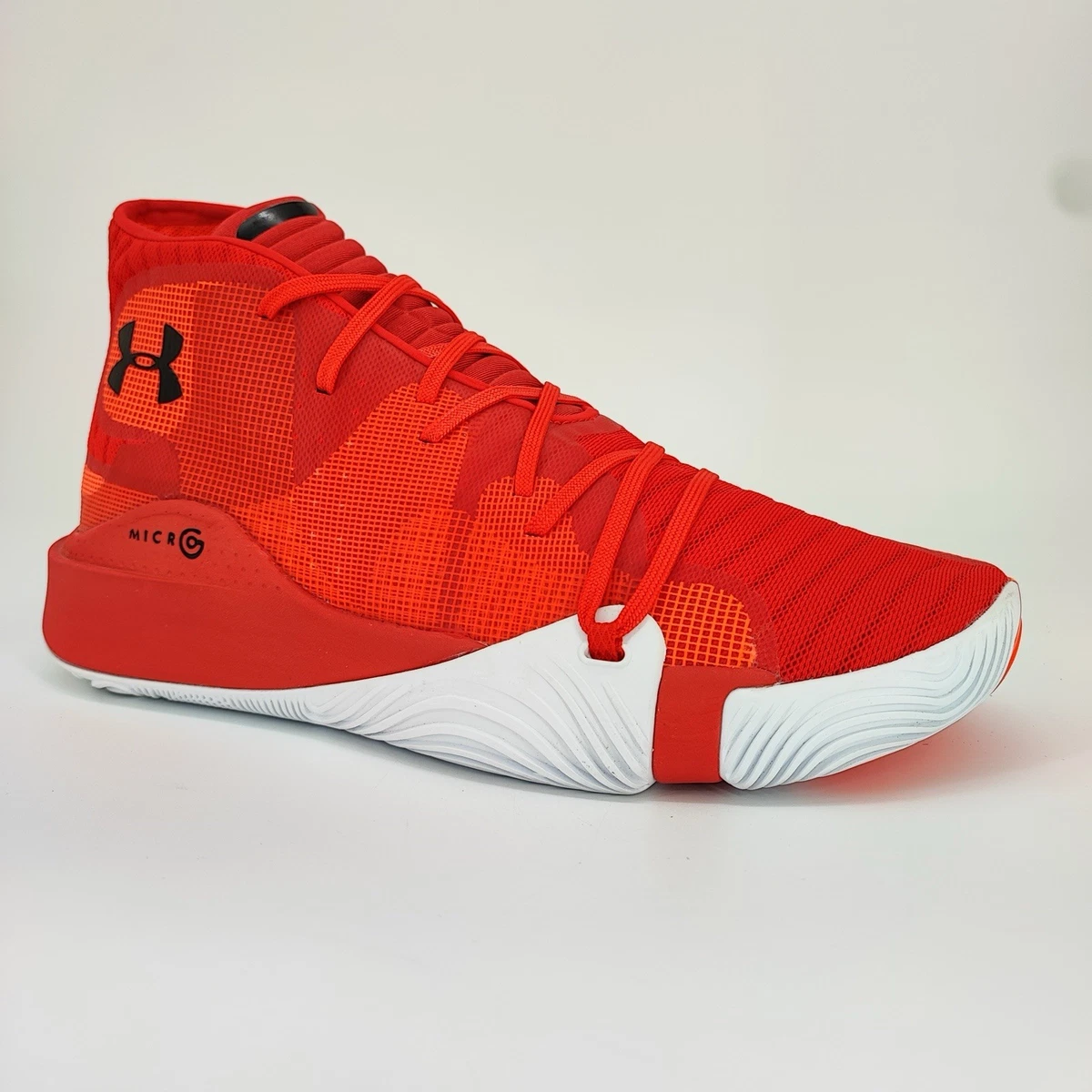 Under Armour Anatomix Spawn Red Men’s 3021263-603‎ Size 13 Basketball Shoes Under armour anatomix microdot red white high | Mercari main image 4
